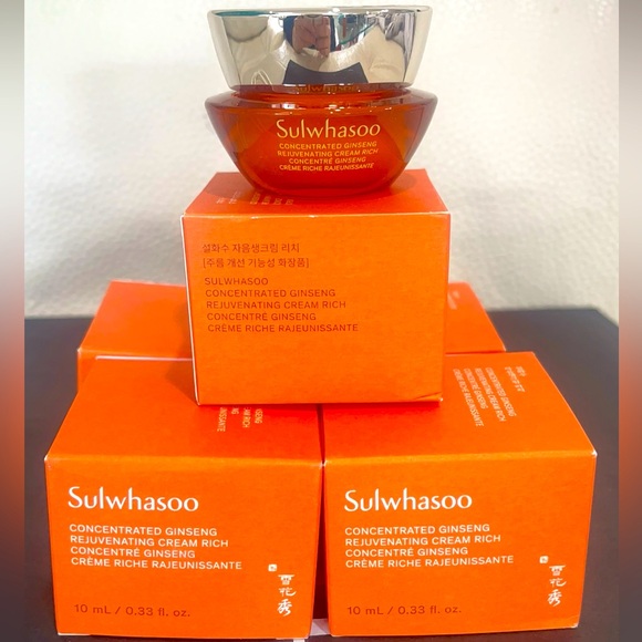 Sulwhasoo Concentrated Ginseng Rejuvenating Cream Rich 10mlx5 jars, exp 2027 - Picture 1 of 1